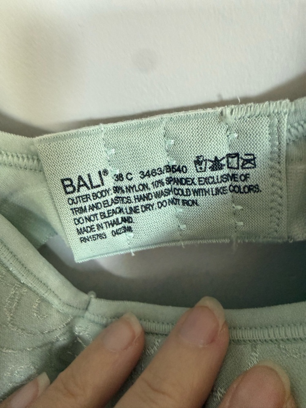 NWT Bali Comfort Bra Size 38C - Picture 4 of 5